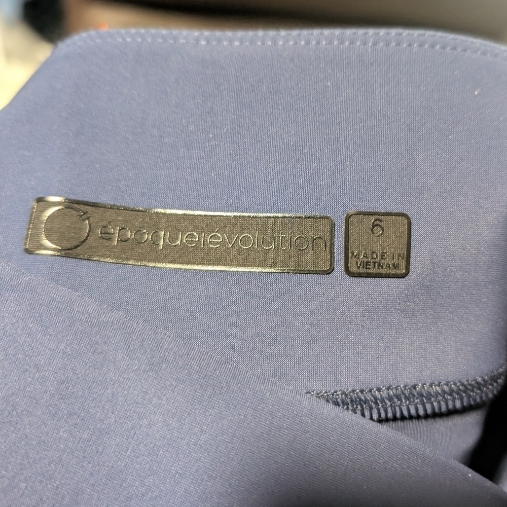 NWT epoque evolution | Jet Set Trousers In Navy Blue (Size 6) - Picture 8 of 10